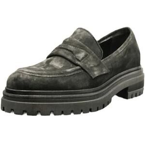 Gianluca Pisati Grey Suede Ladies's Slip on Loafers Size 40 - US Size 9.5